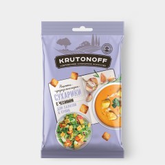 Сухарики Крутоноф пшеничные 100 г Чеснок
