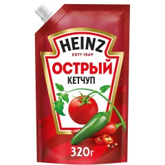 Кетчуп Хайнц Острый 320г